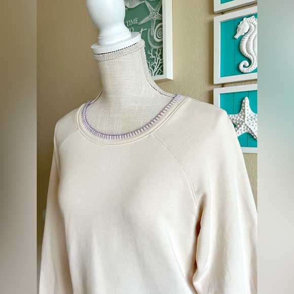 Madewell Stitched Shrunken Sweatshirt Size L - Picture 5 of 11